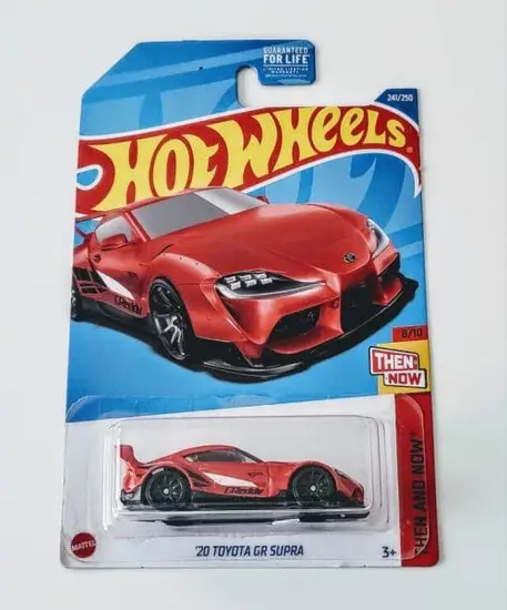 Hot Wheels 2022 Then and Now 8 of 10 - 2020 Toyota GR Supra red Greddy HCT62
