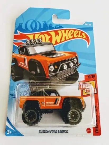 Hot Wheels 2021 Then and Now Custom Ford Bronco Orange