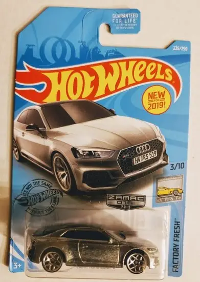 Hot Wheels 2019 Factory Fresh 3 of 10 Audi Rs Coupe Zamac FYG40