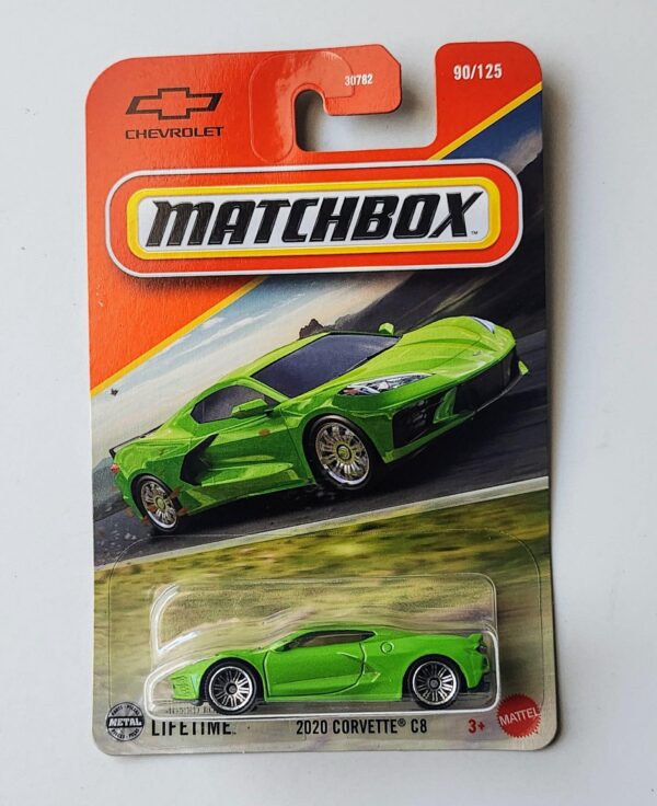 Matchbox 2025 - 2020 Corvette C8 green JBP09 Lime green