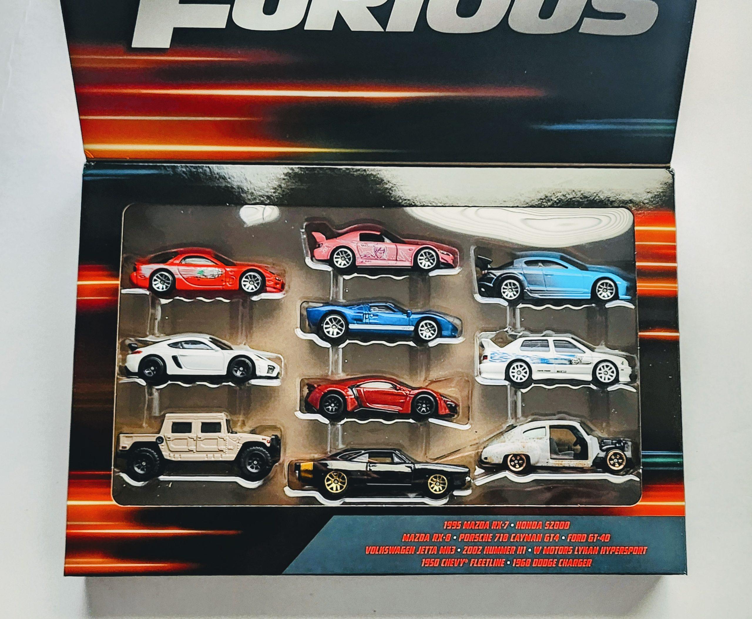 Hot wheels 2024 Fast and furious Walmart 10 pack HX27