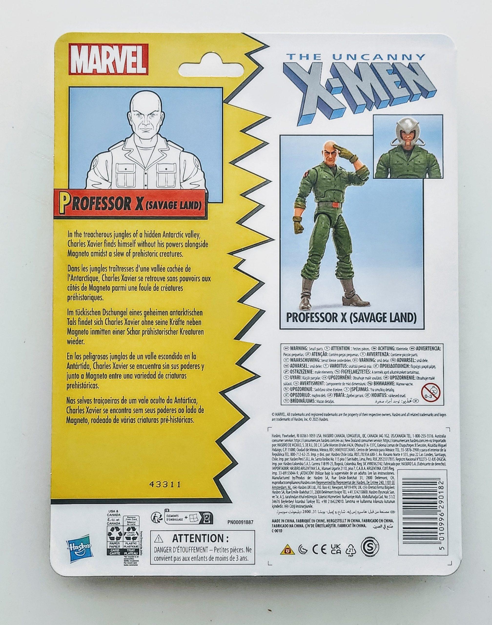 Man シングルまとめ売り Marvel legends retro Uncanny X-Men Professor X Savage Land (Target