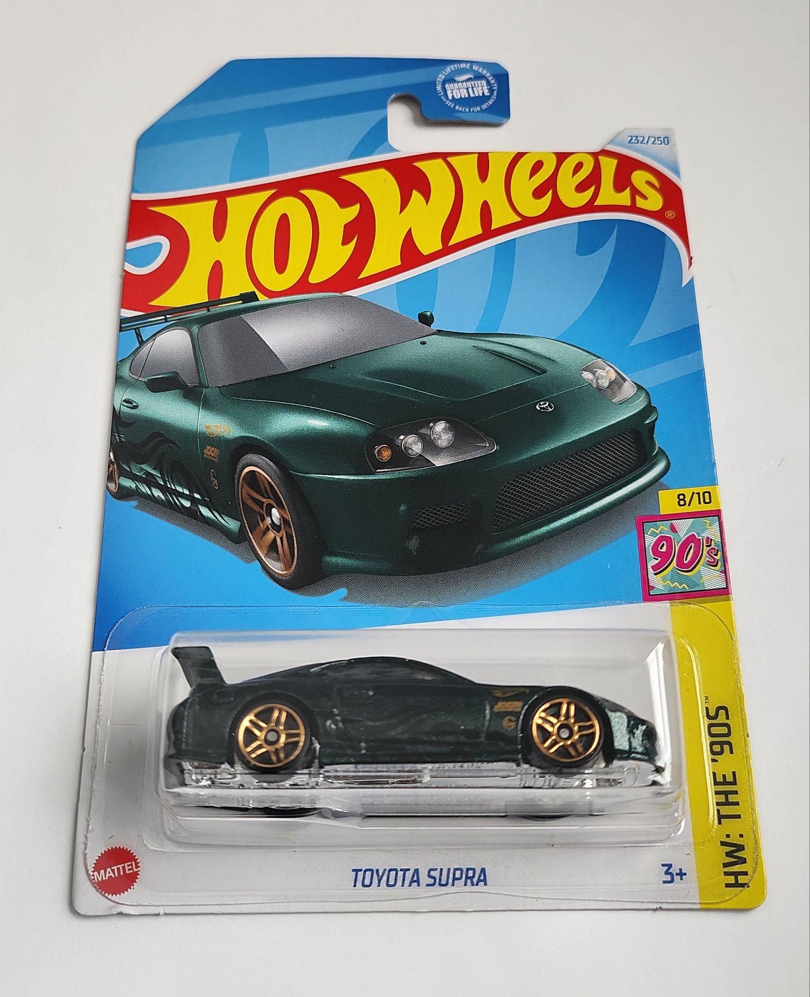 Hot Wheels Toyota Supra HW The 90s - Dunkelgrün Metallic 1:64 Mattel 2024