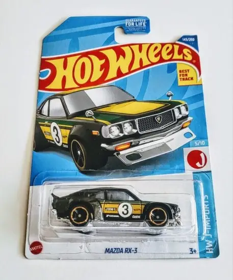 Hot Wheels 2022 HW J-imports 5 of 10 Mazda RX-3 Green
