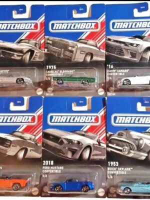 Matchbox 2024 Convertible Series Complete set of 6 GGF12-C
