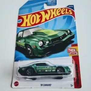 Hot Wheels 2022 Then and Now 10 of 10 1981 Camaro green HCV81