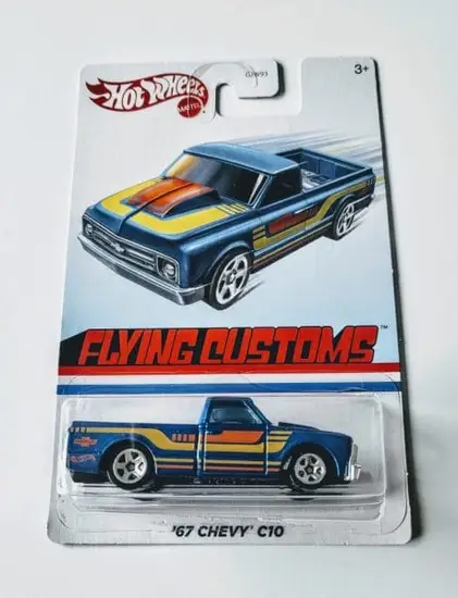 Hot Wheels 2020 Flying Customs Wave 1- 1967 Chevy C10 Blue GJX09
