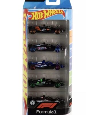 Hot wheels 2025 Formula 1 (F1) 5 pack JBJ78