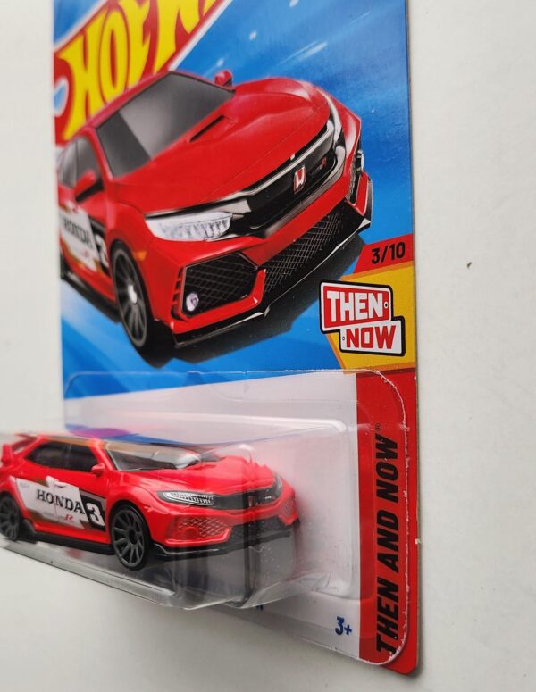 Hot wheels 2025 Then and Now - 2018 Honda Civic Type-R red HYY64