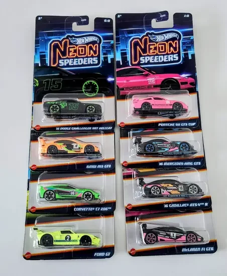Hot wheels 2024 Neon Speeders Series 3 complete set - HLH72-956C