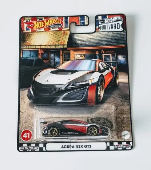 Hot Wheels 2022 Car Culture Boulevard Mix H 41 of 45 Acura NSX GT3 Red/Black HCR23