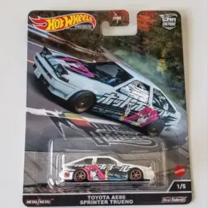 Hot Wheels 2022 Car Culture Mountain Drifters 1 of 5 Toyota AE86 Sprinter Trueno white HCJ99