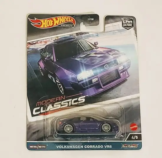 Hot wheels 2023 Premium Car Culture Modern Classics 4 of 5 Volkswagen Corrado VR6 Purple HKC65