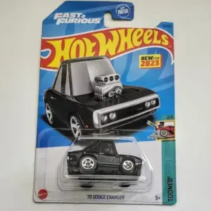 Hot wheels 2023 Tooned 2 of 5 - 1970 Dodge Charger black (Fast & Furious) HKG57