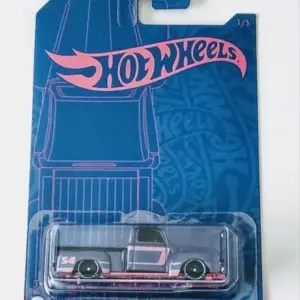 Hot Wheels 2022 54th Anniversary Mix 1 Series 1 of 5 1949 Ford F1 (blue satin and pink) HDH56