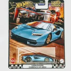 Hot wheels 2024 Boulevard Mix V 100 of 100 Lamborghini Countach LPI 800-4 blue HRT79