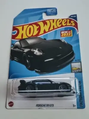 941d05d7-1000000697.webp Hot Wheels 2022 Factory Fresh 10 of 10 Porsche 911 GT3 black HCX85