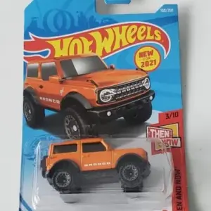 Hot Wheels 2021 Then and Now 2021 Ford Bronco Orange GTB86