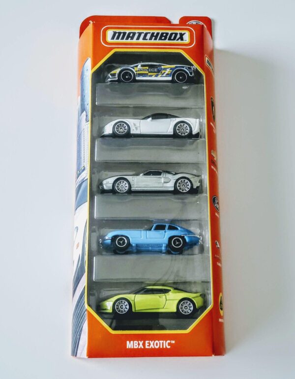 Matchbox 2021 MBX Exotic 5 Pack HCJ01
