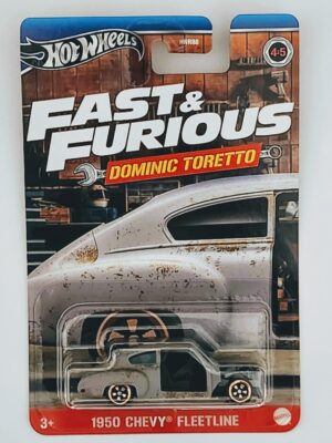 Hot wheels Silver series 2024 Fast and furious Walmart Dominec Terreto - 4 of 5 1950 Chevy Fleetline gray HRW49
