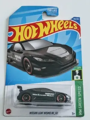 Hot Wheels 2022 HW Green Speed 2 of 5 Nissan Leaf Nismo RC_02 Black Kroger HCY53