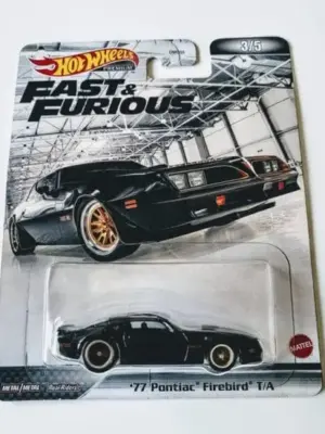 Hot Wheels 2022 Replica Entertainment 3 of 5 Fast furious 1977 Pontiac Firebird T/A HCP13