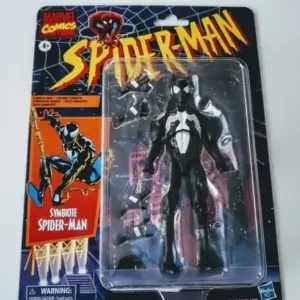 Marvel legends retro 6 inch - Symbiote Spiderman ( Black Suit) F3697 authentic not fake