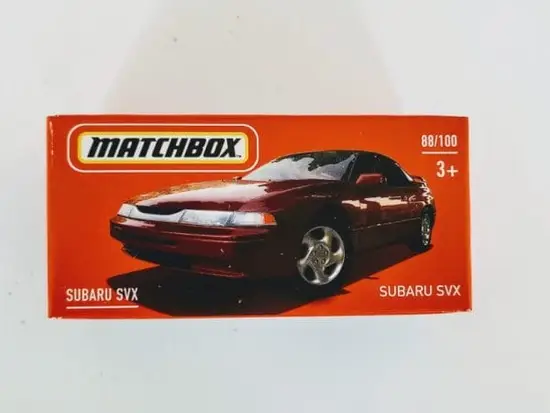 Matchbox 2021 Power Grabs MBX Highway 88 of 100 Subaru SVX Red GXN64 (Ryu Asada)