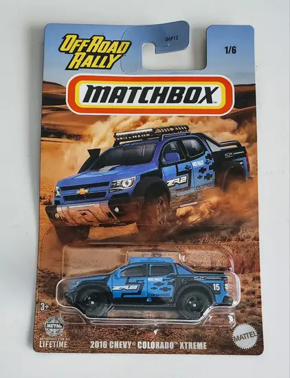 Matchbox 2024 Offroad Rally Series 1 of 6 - 2016 Chevy Colorado Xtreme ZR2 blue HVT01