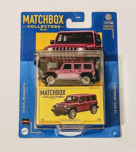 Matchbox 2024 Collector Series 19 of 20 - 2018 Jeep Wrangler JL Tuscadero HVW24