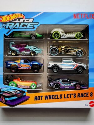 Hot wheels 2025 Netflix Hot Wheels Let's Race 8 pack - JGK18-N0710
