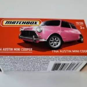 Matchbox 2022 Power Grabs MBX Highway 78 of 100 - 1964 Austin Mini Cooper pink HFV57
