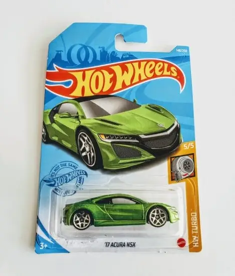 Hot Wheels 2021 HW Turbo 5 of 5 2017 Acura NSX (Green)