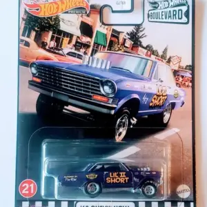 Hot Wheels 2021 Boulevard Mix E #21 1963 Chevy Nova Purple GRL99