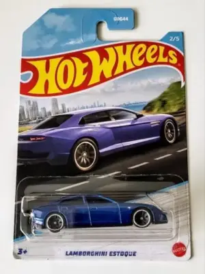 Hot Wheels 2022 Luxury Sedan Series 2 of 5 Lamborghini Estoque Blue HDH13