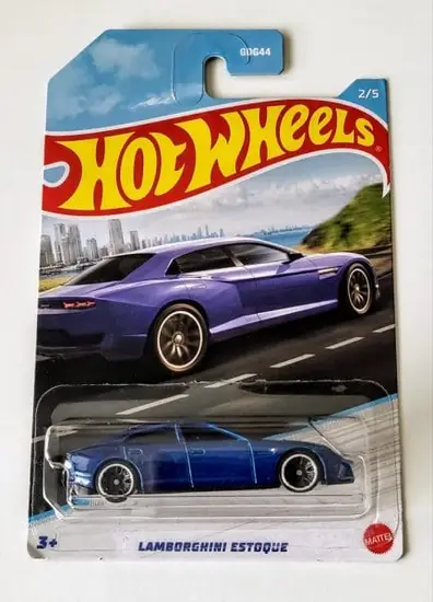 Hot Wheels 2022 Luxury Sedan Series 2 of 5 Lamborghini Estoque Blue HDH13