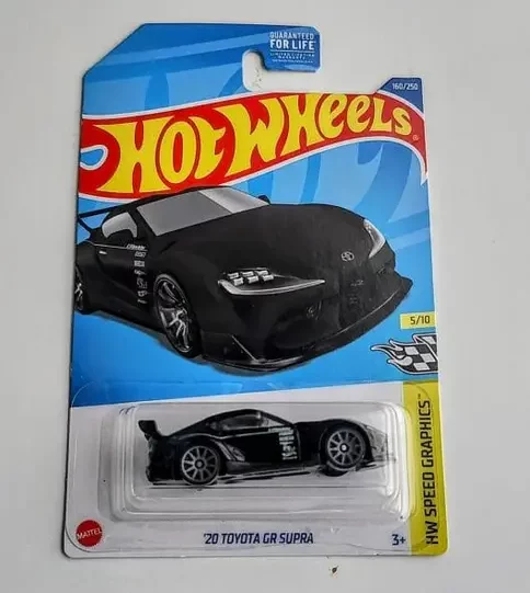 Hot wheels 2021 HW Speed Graphics 5 of 10 - 2020 Toyota GR Supra black (Game Stop Exclusive)