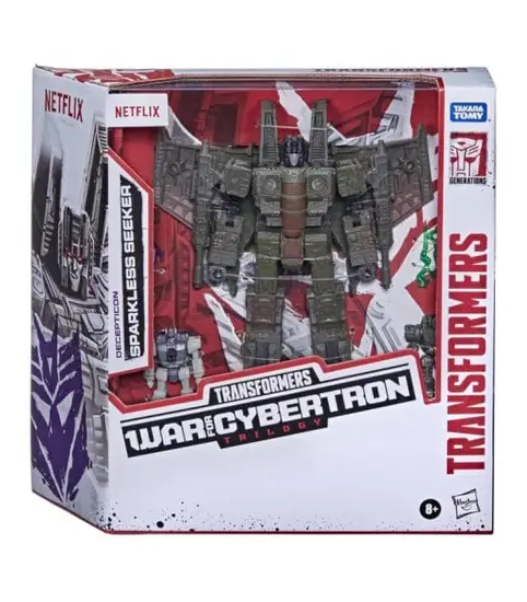 Transformers War For Cybertron  Netflix Voyager Class Sparkless Seeker Battle-3-Pack