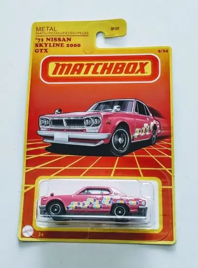 Matchbox 2021 Retro Series 9 of 24 1972 Nissan Skyline 2000 GTX