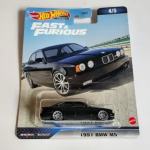 Hot Wheels 2023 Premium Fast and Furious mix D 4 of 5 1991 BMW M5 black HKD28