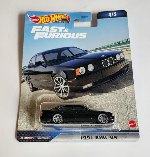 Hot Wheels 2023 Premium Fast & Furious  mix D 4 of 5  1991 BMW M5 black HKD28