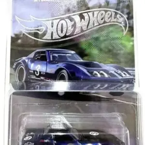 Hot Wheels 2022 NFT Garage Series 4 Retro Racers 44 of 59 - 1969 Copo Corvette blue HPM54
