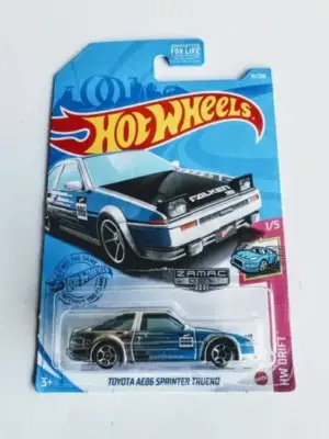 Hot Wheels 2021 HW Drift Toyota AE86 Sprinter Trueno Falken Tires Zamac GTD14