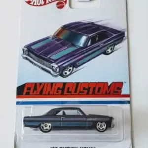 Hot Wheels 2022 Target Flying Customs 1966 Chevy Nova HDG58 purple