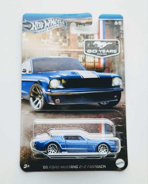 Hot wheels Silver series 2024 Mustang 60th anniversary series 5 of 5 1969 Ford Mustang 2+2 Fast Back  JBY54 (chase)