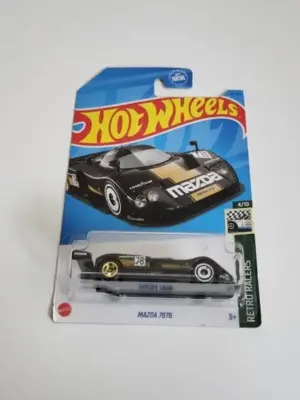 Hot wheels 2023 Retro Racers 4 of 10 - Mazda 787B black Dollar General HKL36