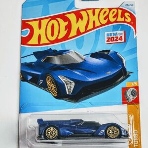 Hot wheels 2024 HW Turbo 3 of 5 Cadillac Project GTP Hypercar blue