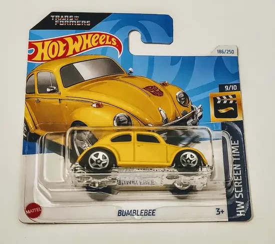 Hot wheels 2024 HW Screen Time 9 of 10 Transformers G1 Bumblebee yellow short card HTB35