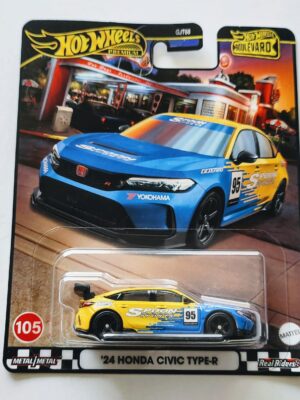 a606c111-1000008480-scaled-1.jpg Hot wheels 2024 Boulevard GJT68-956W - 105 of 105 2024 Honda Civic Yellow Type-R Spoon Sports HRT61
