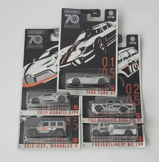 Matchbox 2023 70th anniversary special edition complete set